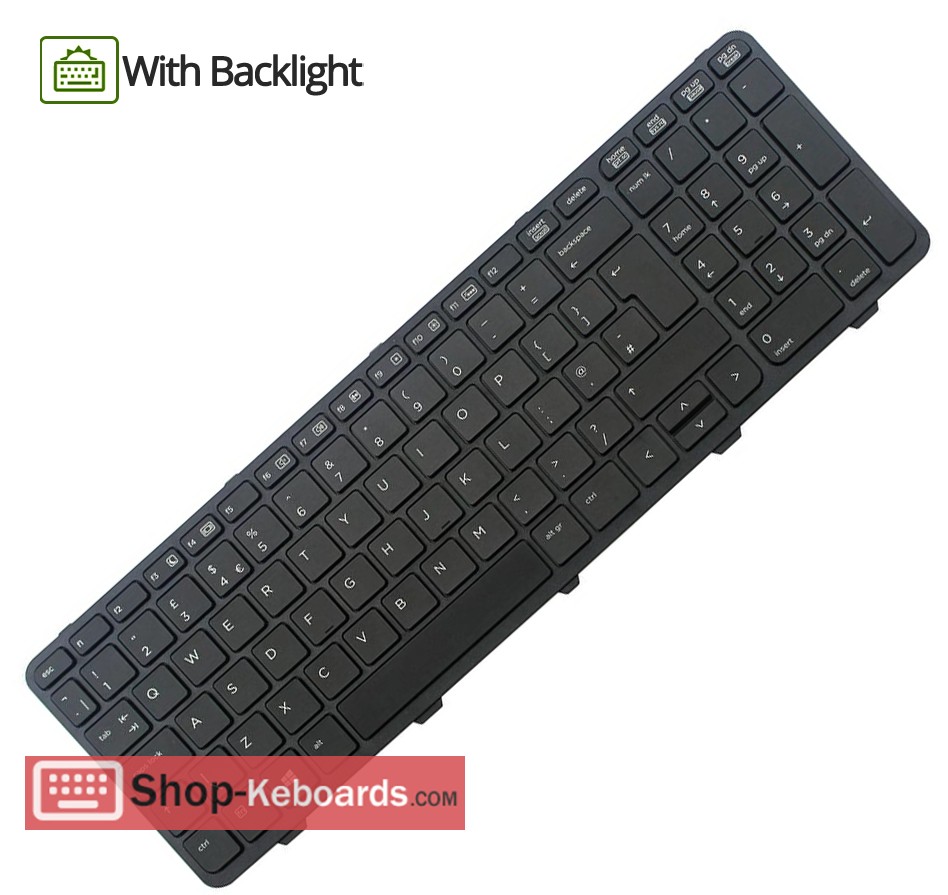 HP 721953-BG1 Keyboard replacement