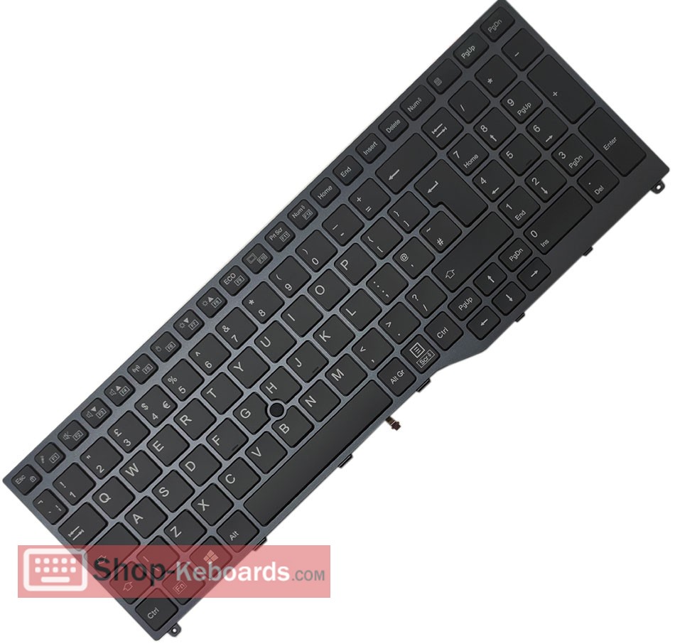Fujitsu Lifebook E558 Keyboard replacement