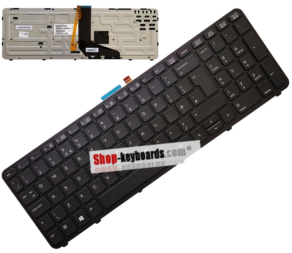 HP 733688-261 Keyboard replacement