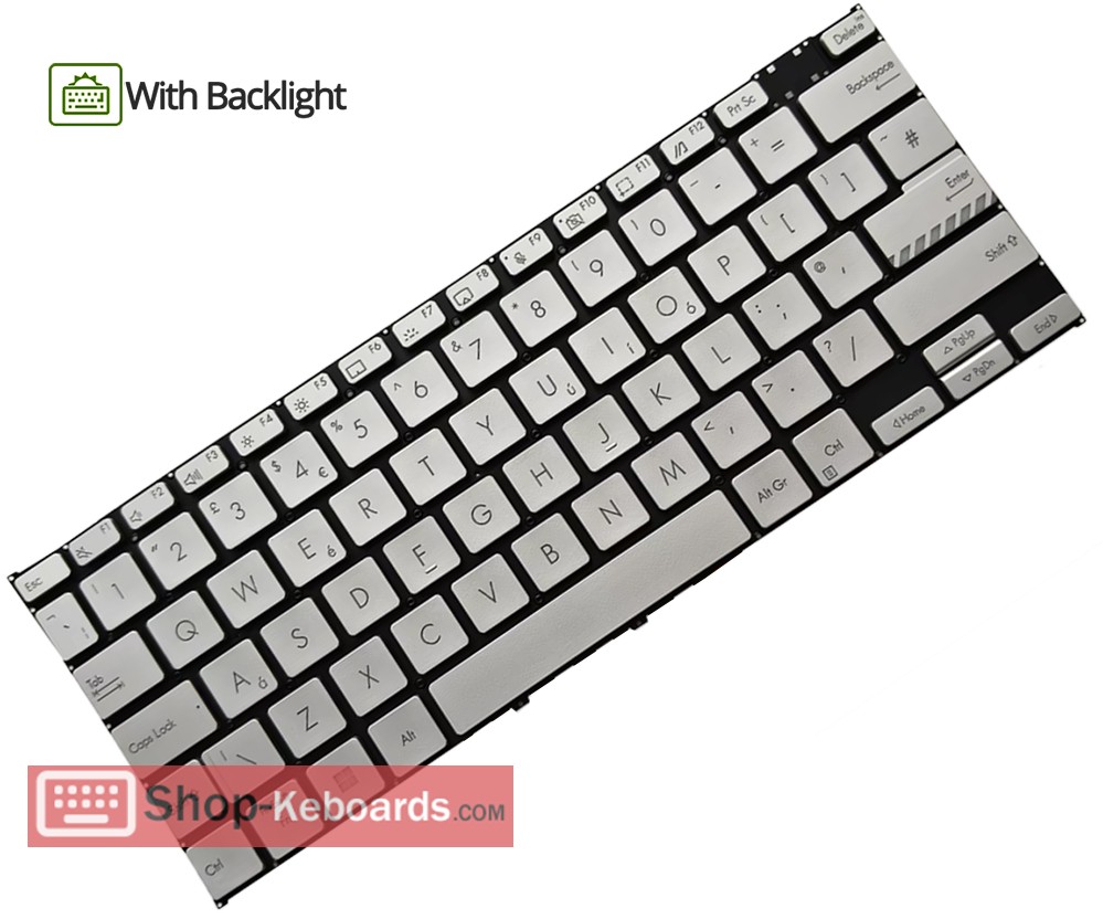 Asus NSK-UA78BN Keyboard replacement